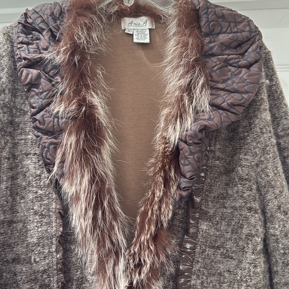 Anis A Wool Blend Long Sweater M - Picture 3 of 7